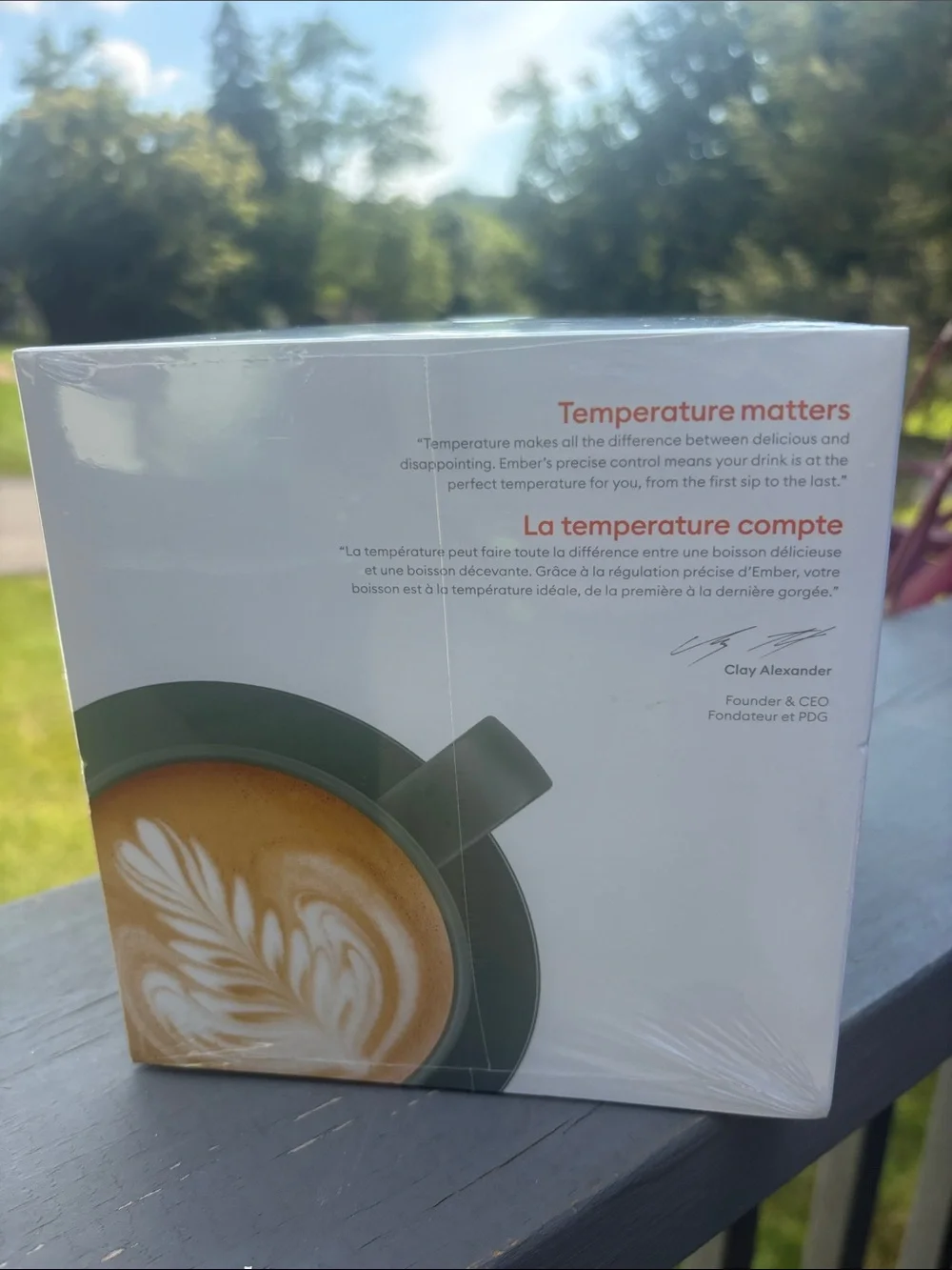Ember temperature control